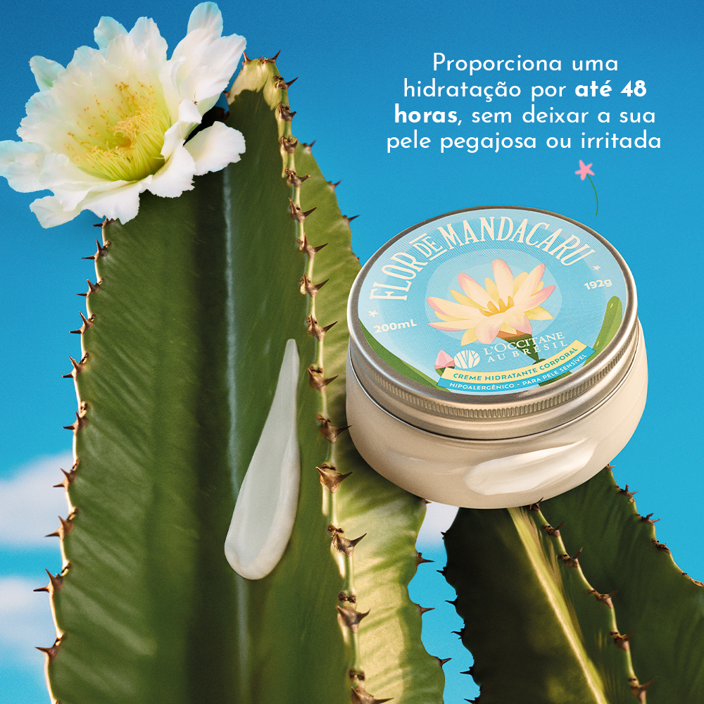 Creme Hidratante Corporal Flor de Mandacaru 200mL, ,  large image number 1